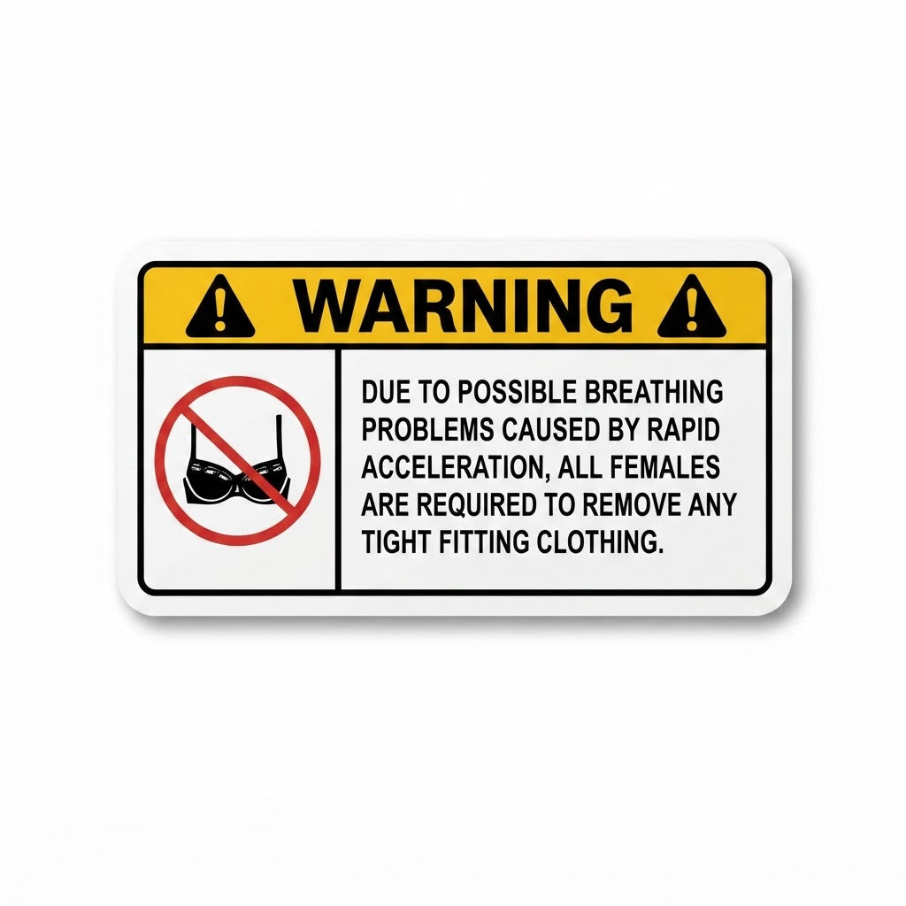 WARNING: Remove Tight Fitting Clothing